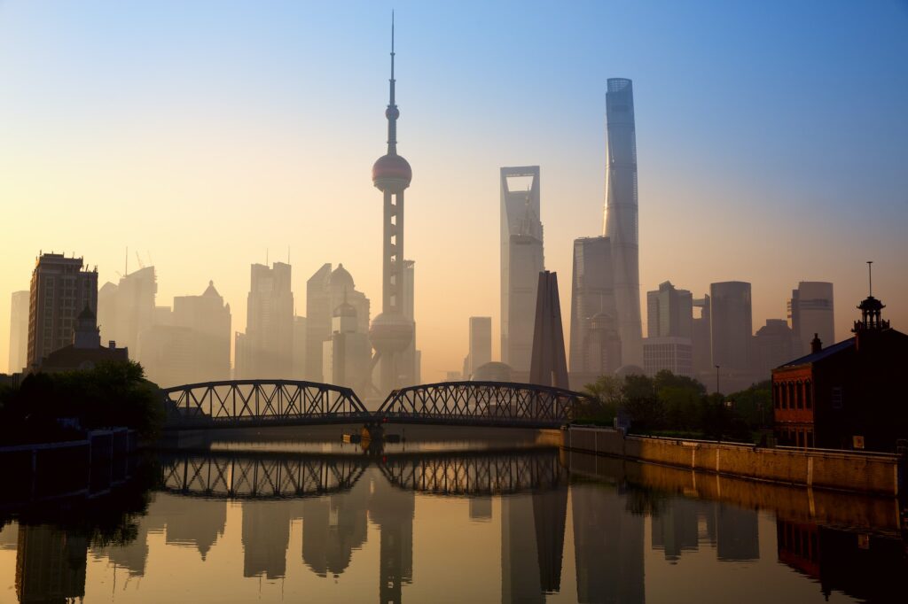 Shanghai at sunrise