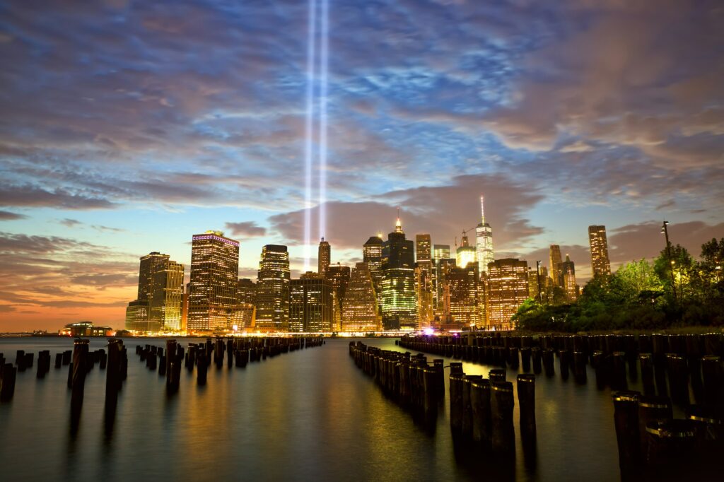 New York with Tribute in Light