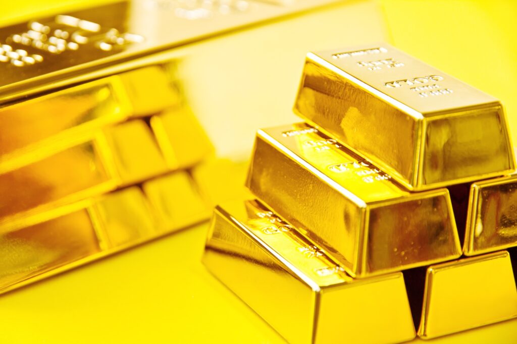 Gold bars concept